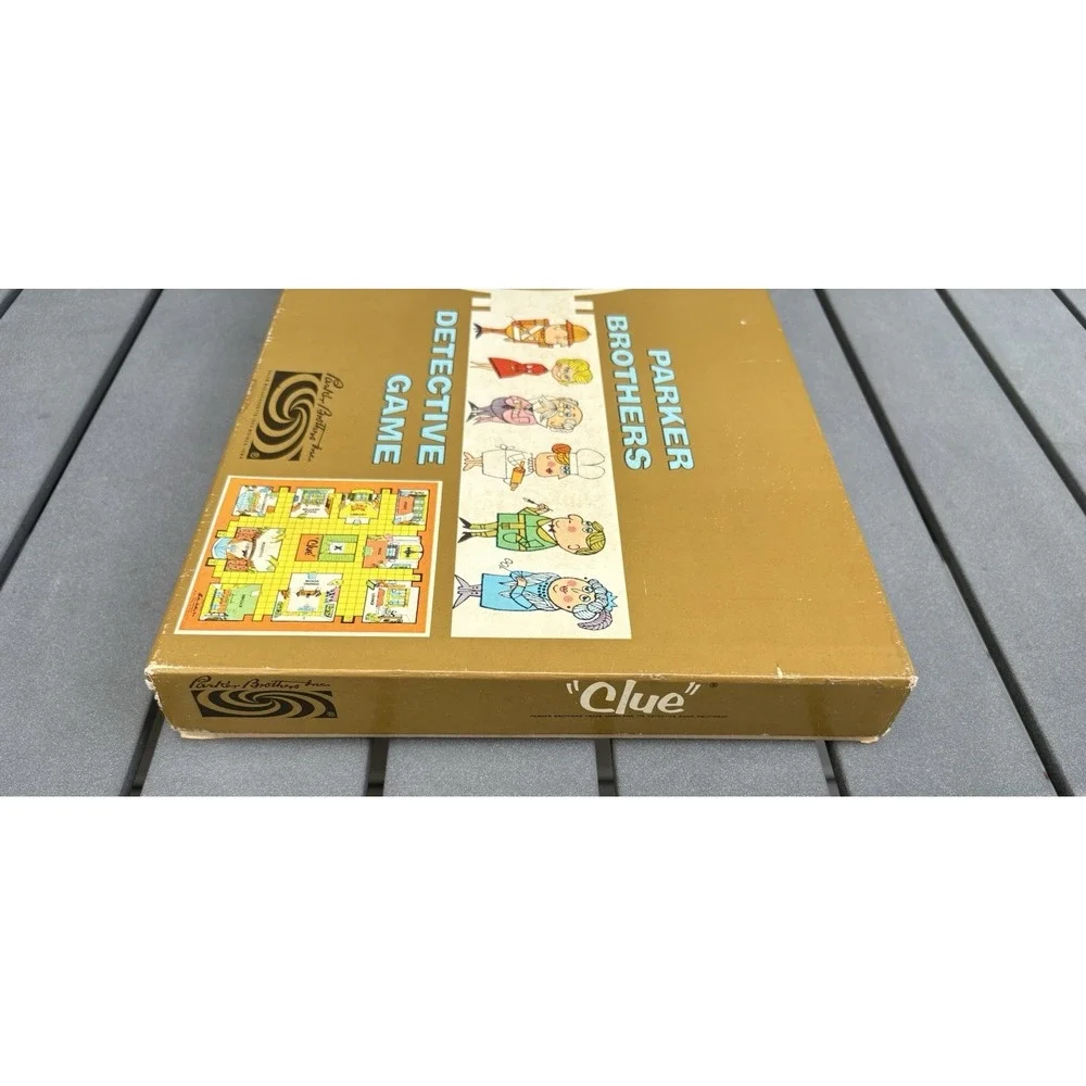 Vintage Parker Brothers detective board game Clue 1963 version complete nice box